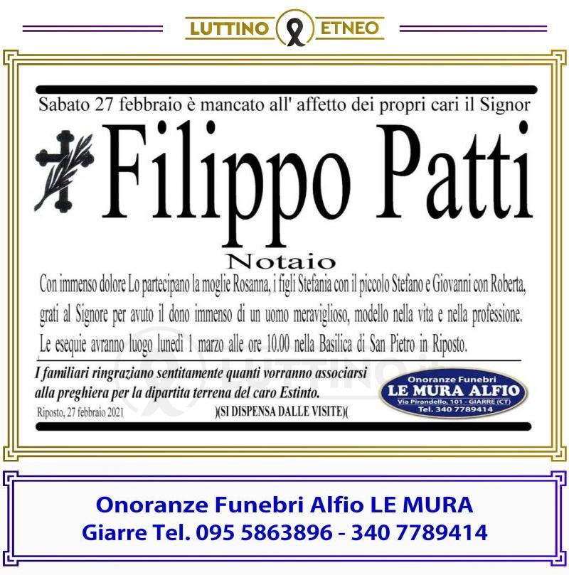 Filippo  Patti 